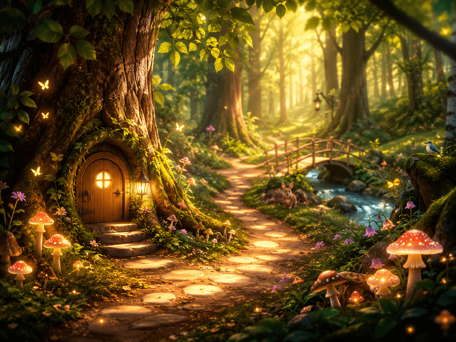 The Secret Forest illustrated story preview